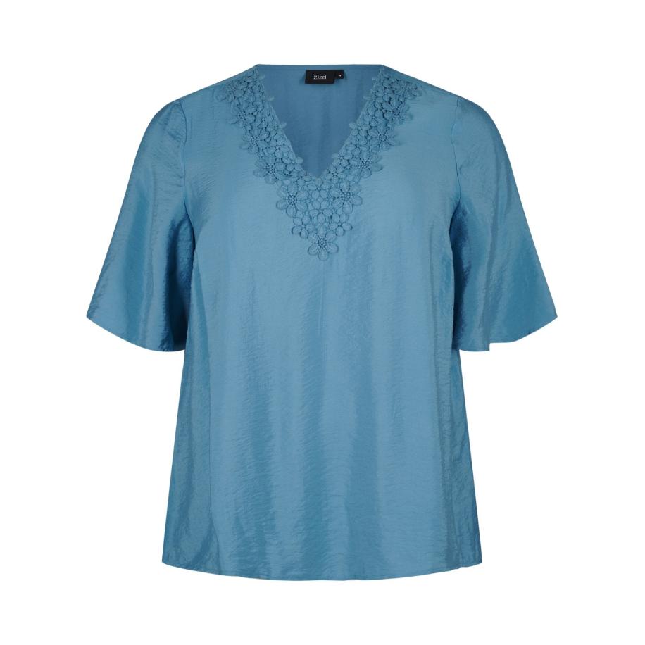 Zizzi Zizzi Blouse CAILVY blauw -