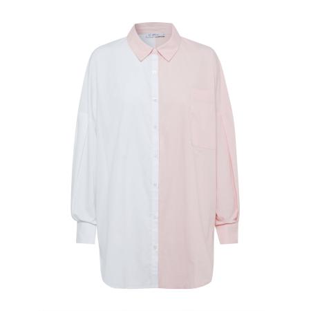 St MRLO St MRLO Blouse Requisite lichtroze / wit