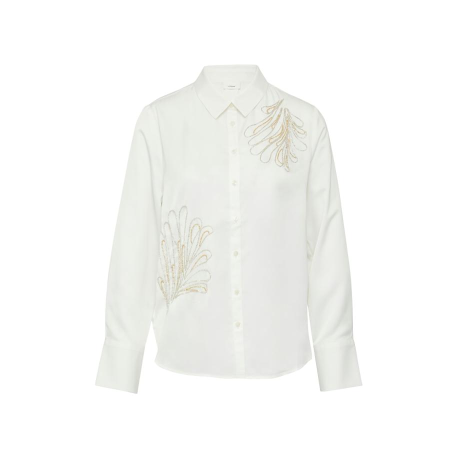 s.Oliver BLACK LABEL s.Oliver BLACK LABEL Blouse crème / goud / zilver -