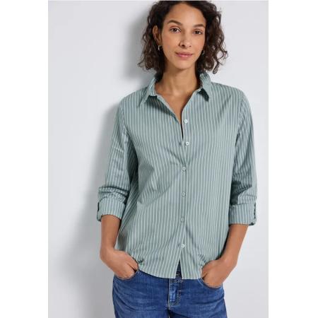 Street One Gestreepte zakelijke blouse