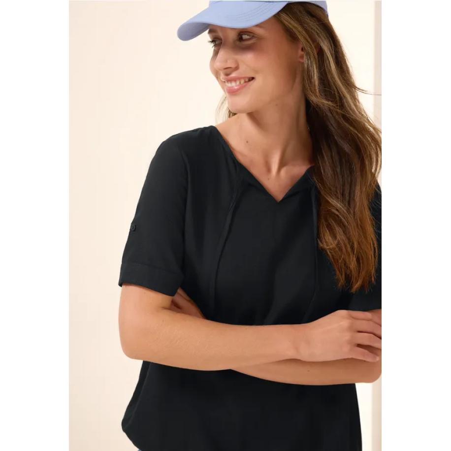 CECIL Tuniek in effen kleur Zwart