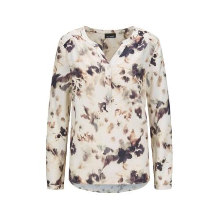 Goldner Goldner Blouse nude / lichtbeige / grijs / zwart