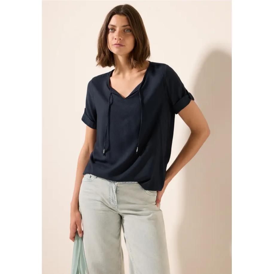 CECIL Tuniek in effen kleur Blauw