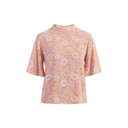 Usha Usha Blouse crème / lichtgeel / rosa