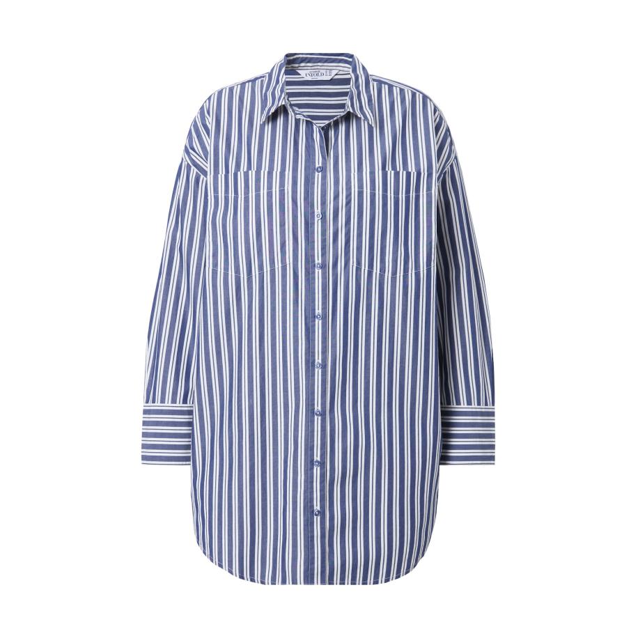 Studio Untold Studio Untold Blouse navy / wit -