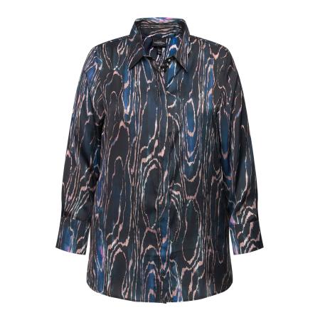 Ulla Popken Ulla Popken Blouse gemengde kleuren / zwart