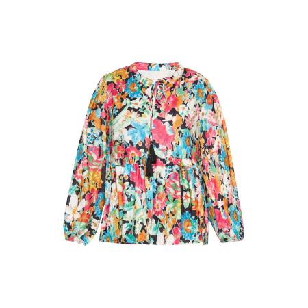 Usha usha FESTIVAL Blouse azuur / kreeft / magenta / zwart