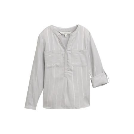Tom Tailor TOM TAILOR Blouse stone grey / wit
