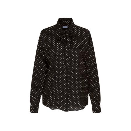 SEIDENSTICKER Blouse Schwarze Rose zwart / wit