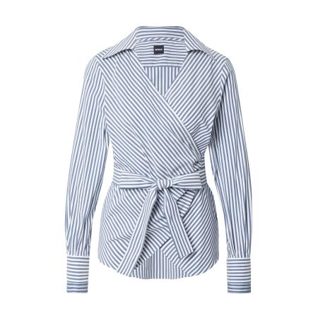 Hugo Boss BOSS Blouse Bekania saffier / wit