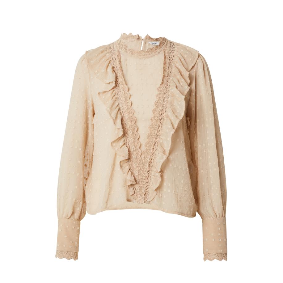 Only ONLY Blouse ONLSila donkerbeige -