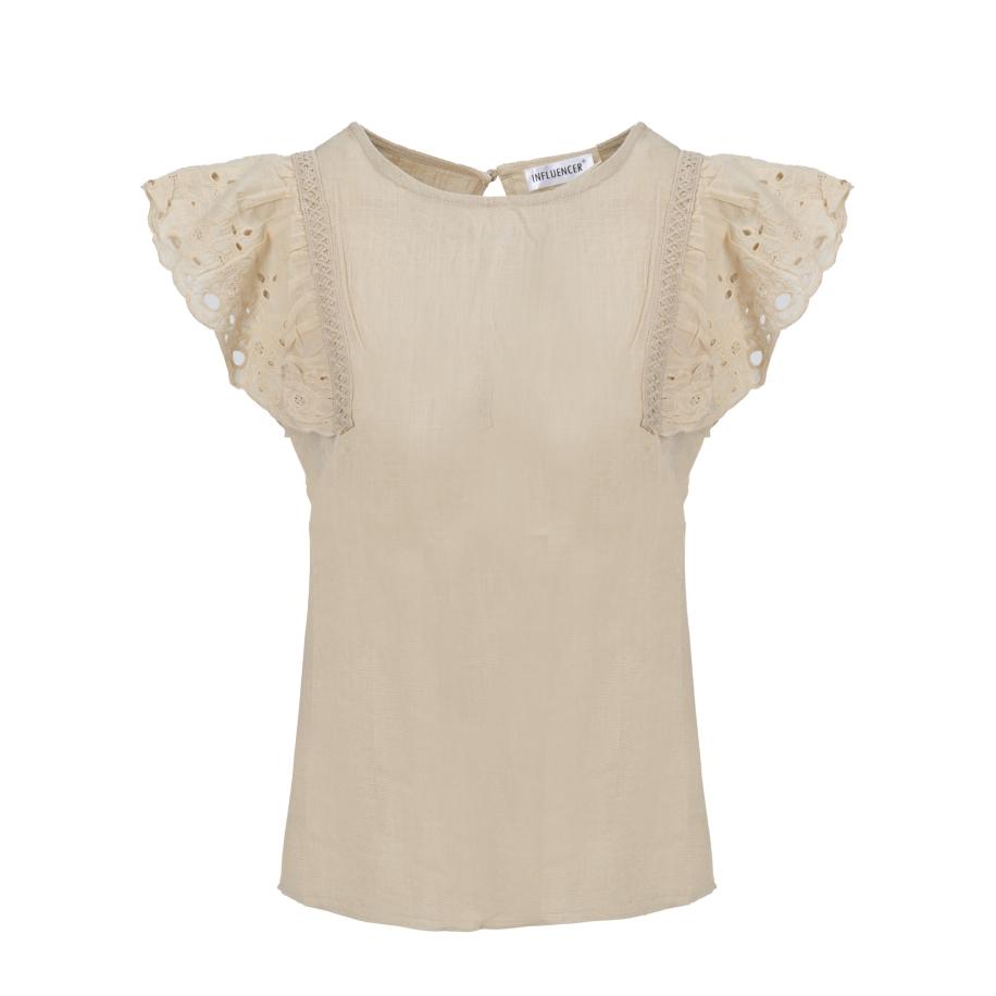 Influencer Influencer Blouse taupe -