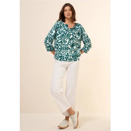 CECIL Blouse met linnen inhoud