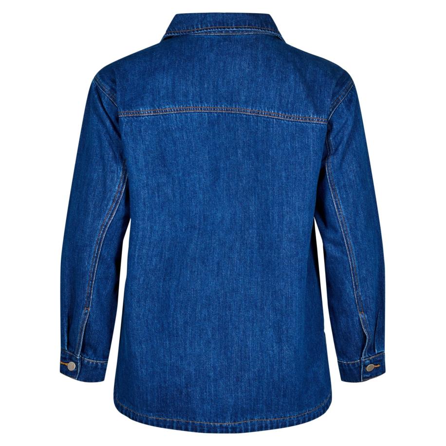Zizzi Zizzi Blouse donkerblauw -