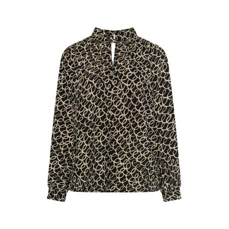 DreiMaster DreiMaster Klassik Blouse beige / zwart