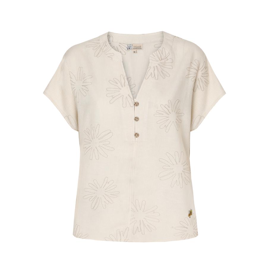 TATUUM TATUUM Blouse Sarita sand / bruin / offwhite -