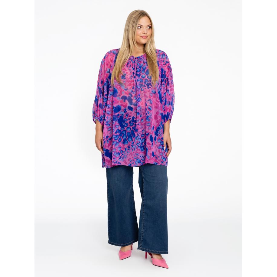 Yoek YOEK Tuniek blauw / pink -