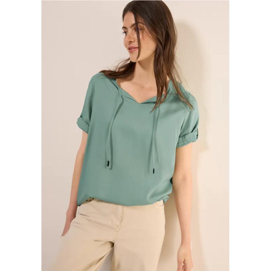 CECIL Tuniek in effen kleur Groen