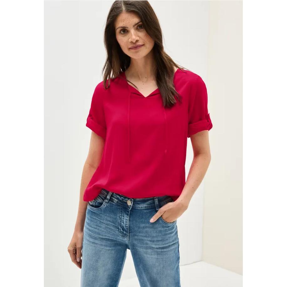 CECIL Tuniek in effen kleur Rood