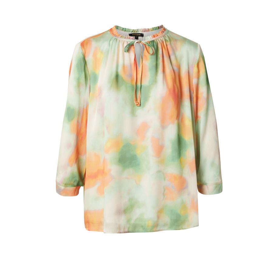 More & More MORE & MORE Blouse pastelgroen / koraal / pasteloranje / pastelroze -