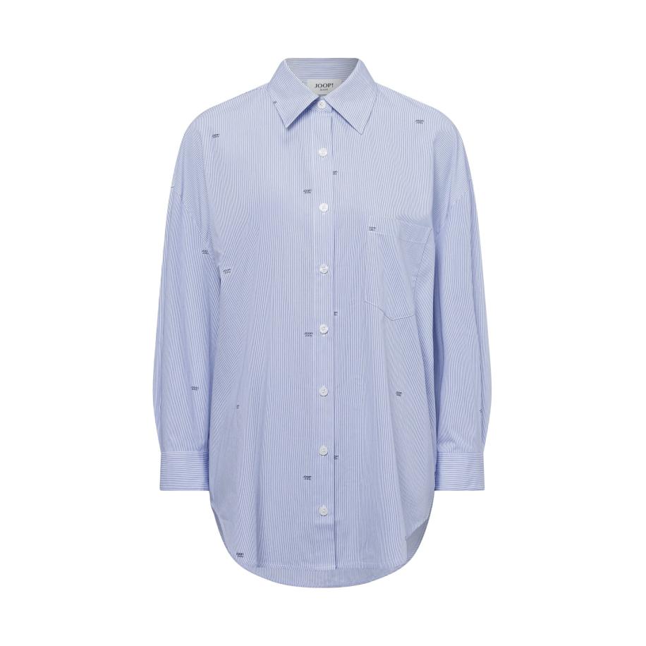 JOOP! JOOP! Blouse Brenda blauw / donkerblauw / wit -