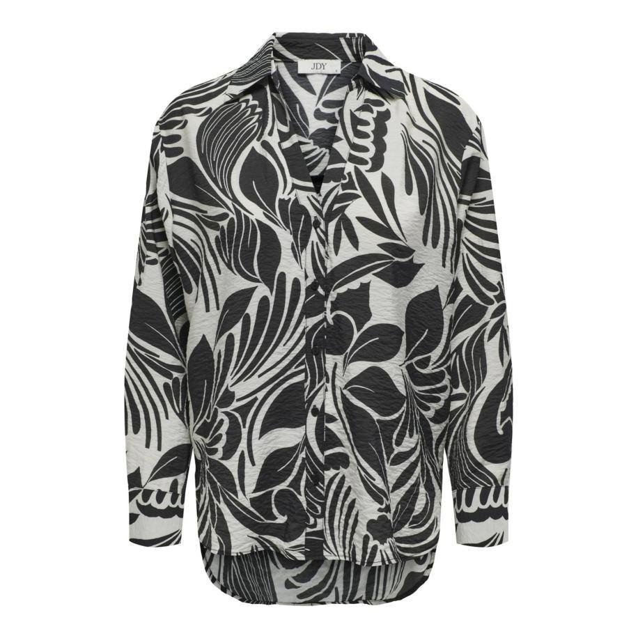 JDY JDY Blouse JDYNoa lichtgrijs / zwart -