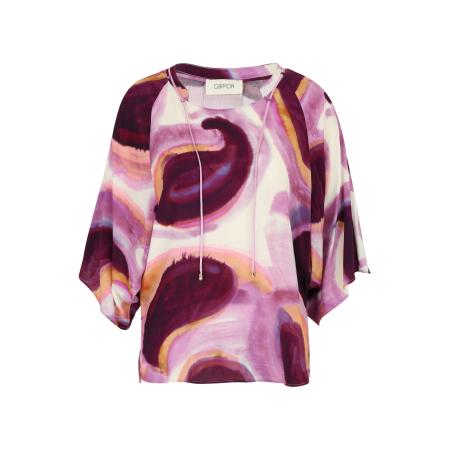 Cartoon Cartoon Blouse orchidee / bessen / wit