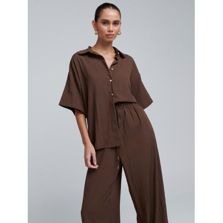 BWLDR BWLDR Blouse Josefina donkerbruin