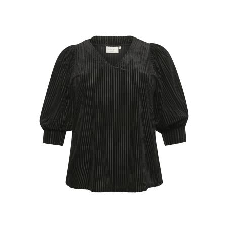 KAFFE CURVE Blouse Cacanna zwart