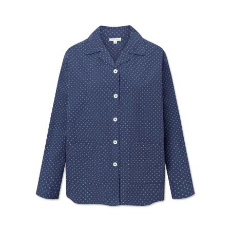 STUDIO FEDER Blouse navy / wit