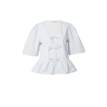 Sofie Schnoor Sofie Schnoor Blouse lichtblauw / wit