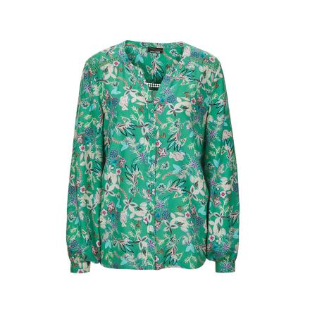 Goldner Goldner Blouse groen / zwart / wit