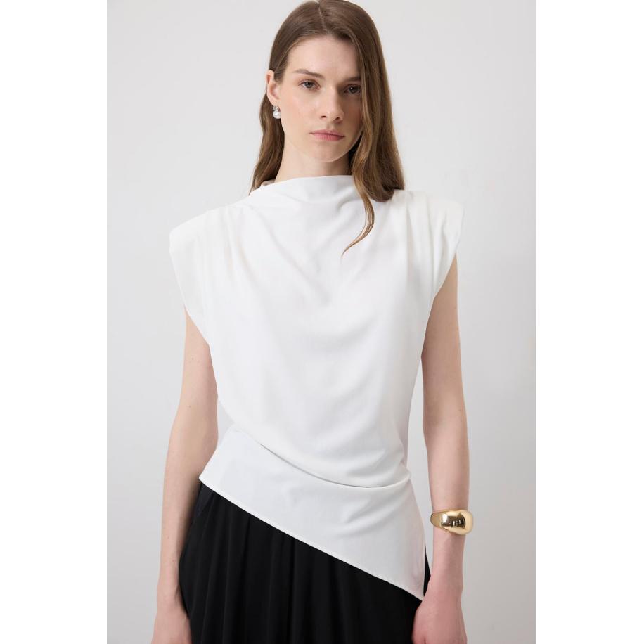 Touche Prive Touche Prive Blouse ecru -