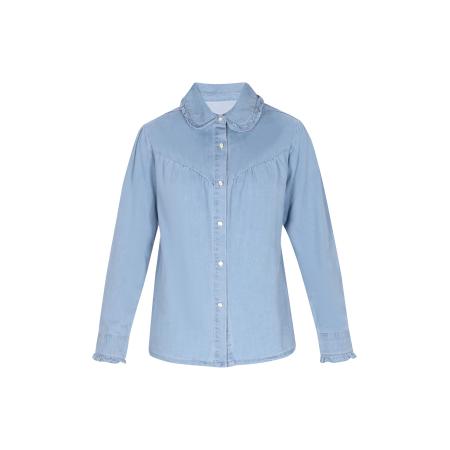 NALLY NALLY Blouse blauw denim
