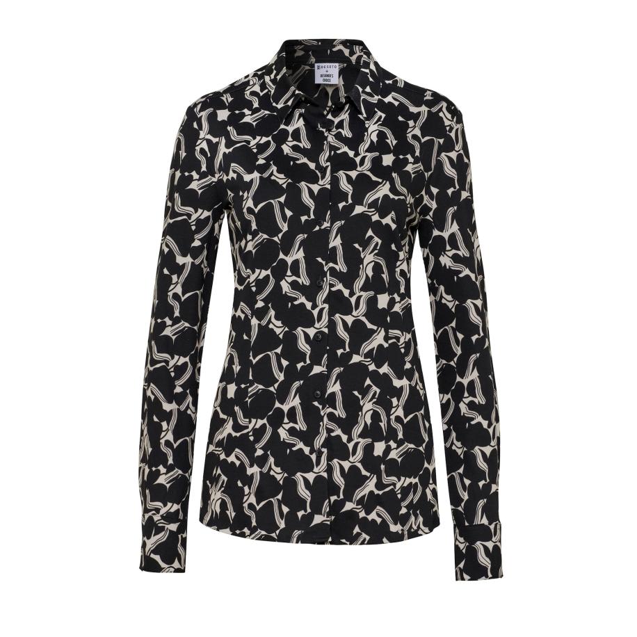 Desoto DESOTO Blouse Pia donkergrijs -