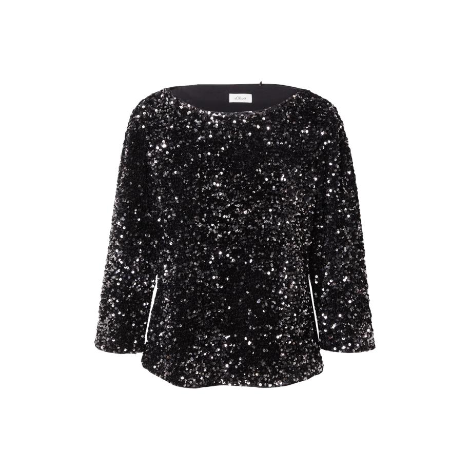 s.Oliver BLACK LABEL Blouse zwart Zwart