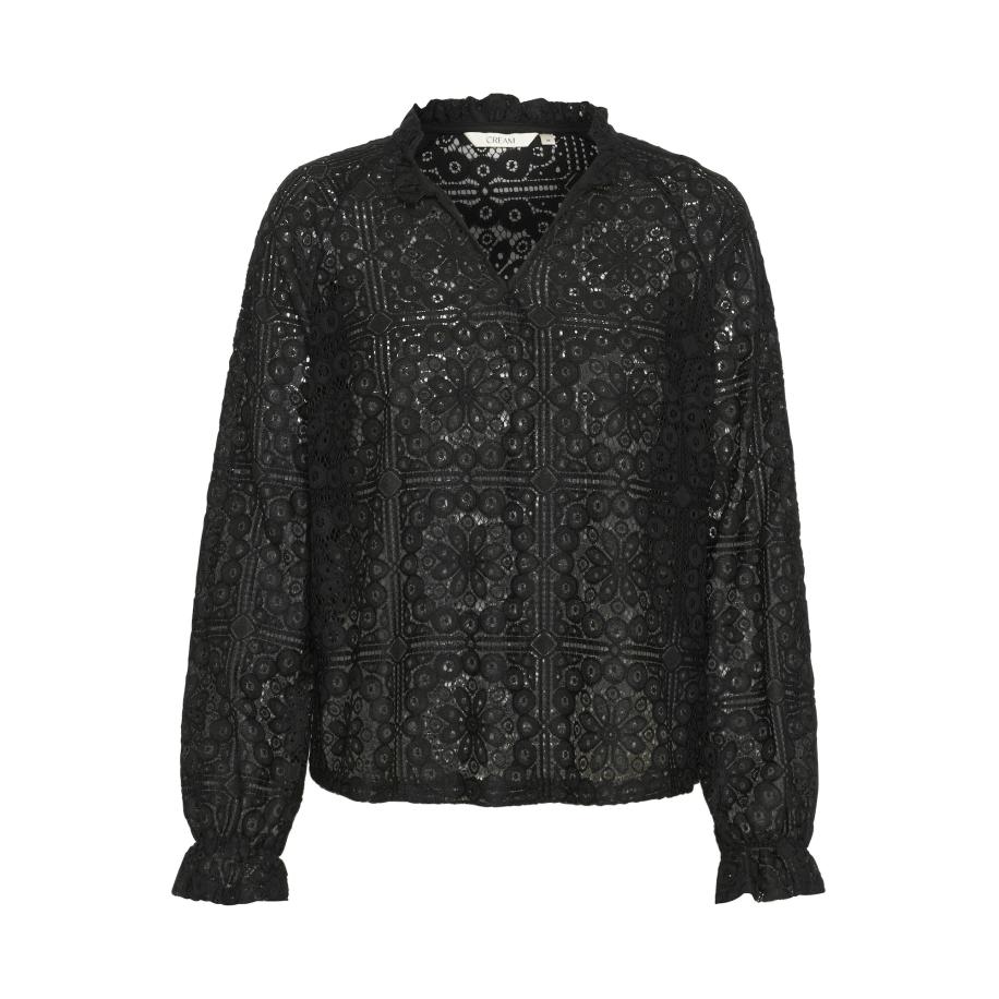 Cream Cream Blouse CR Tiley zwart -