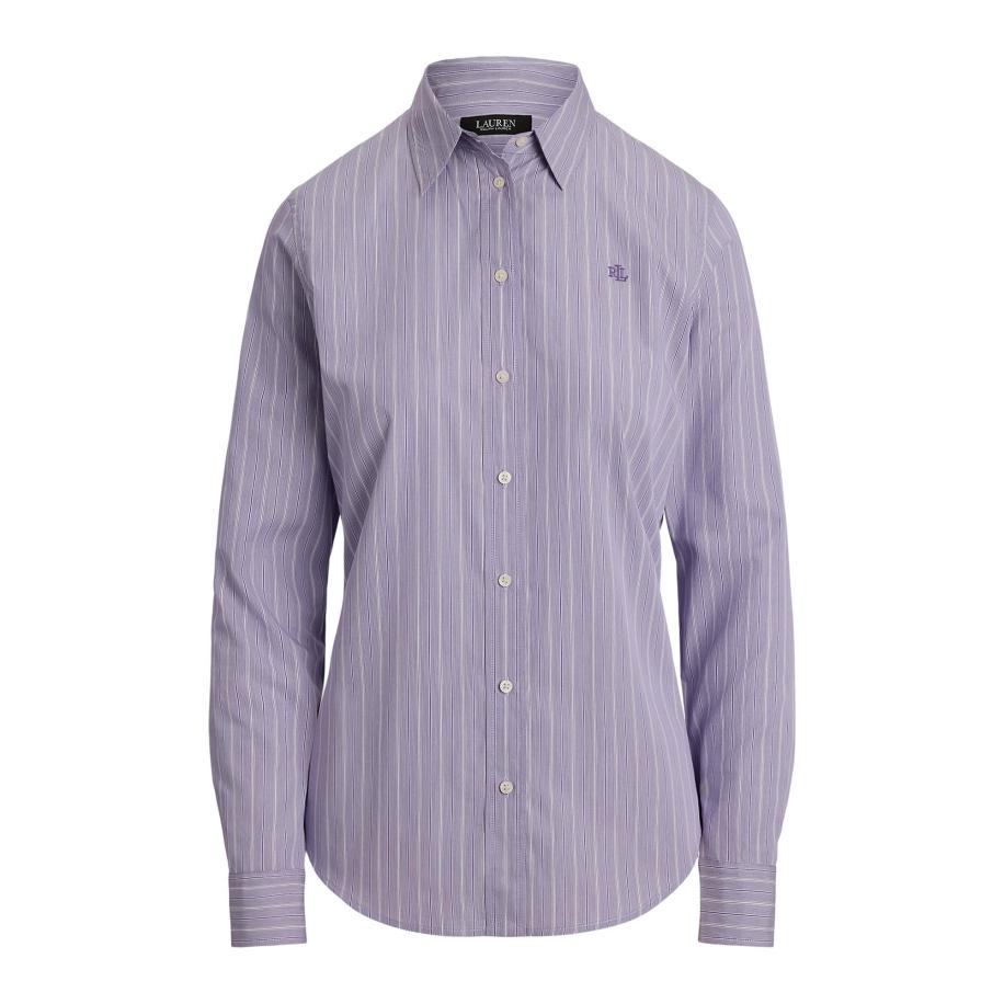 Lauren Ralph Lauren Lauren Ralph Lauren Blouse JAMELKO lila / donkerlila / wit -