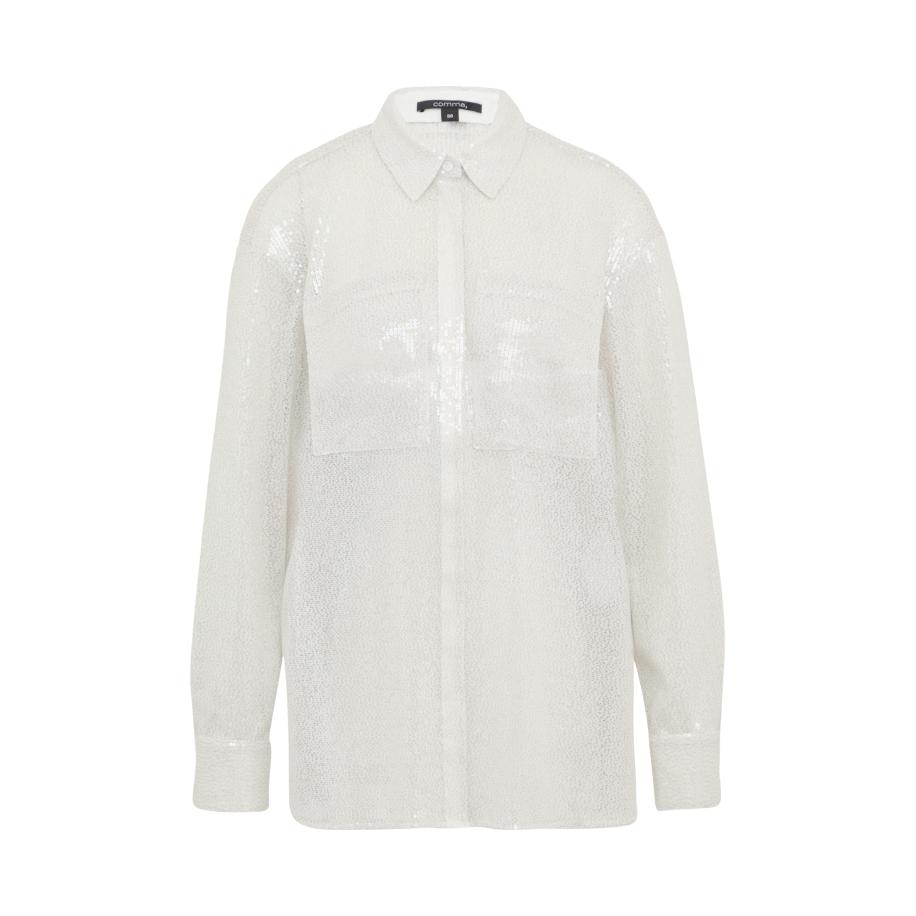 Comma COMMA Blouse natuurwit -
