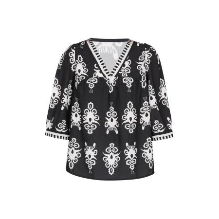 ebeeza ebeeza Blouse zwart / wit