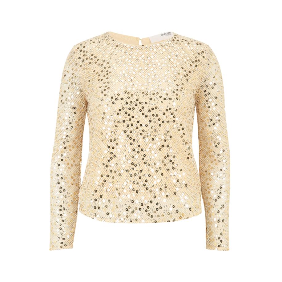 Selected Femme Selected Femme Petite Blouse NOEL goud -