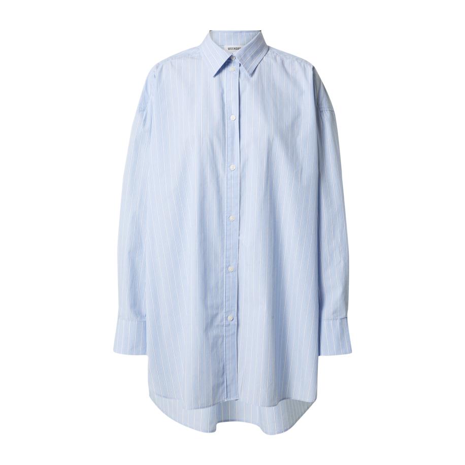 Weekday WEEKDAY Blouse lichtblauw / wit -