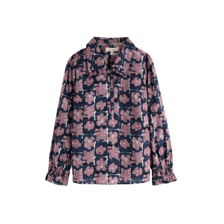 Seasalt Cornwall Seasalt Cornwall Blouse Ysella marine / lichtlila / wit