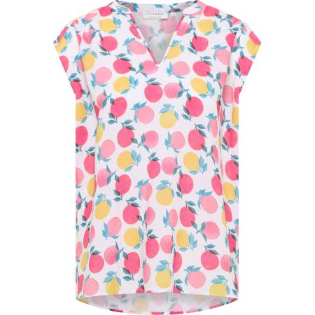 Eterna ETERNA Blouse blauw / geel / pink / wit
