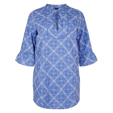 Zizzi Zizzi Tuniek Mavita blauw / wit