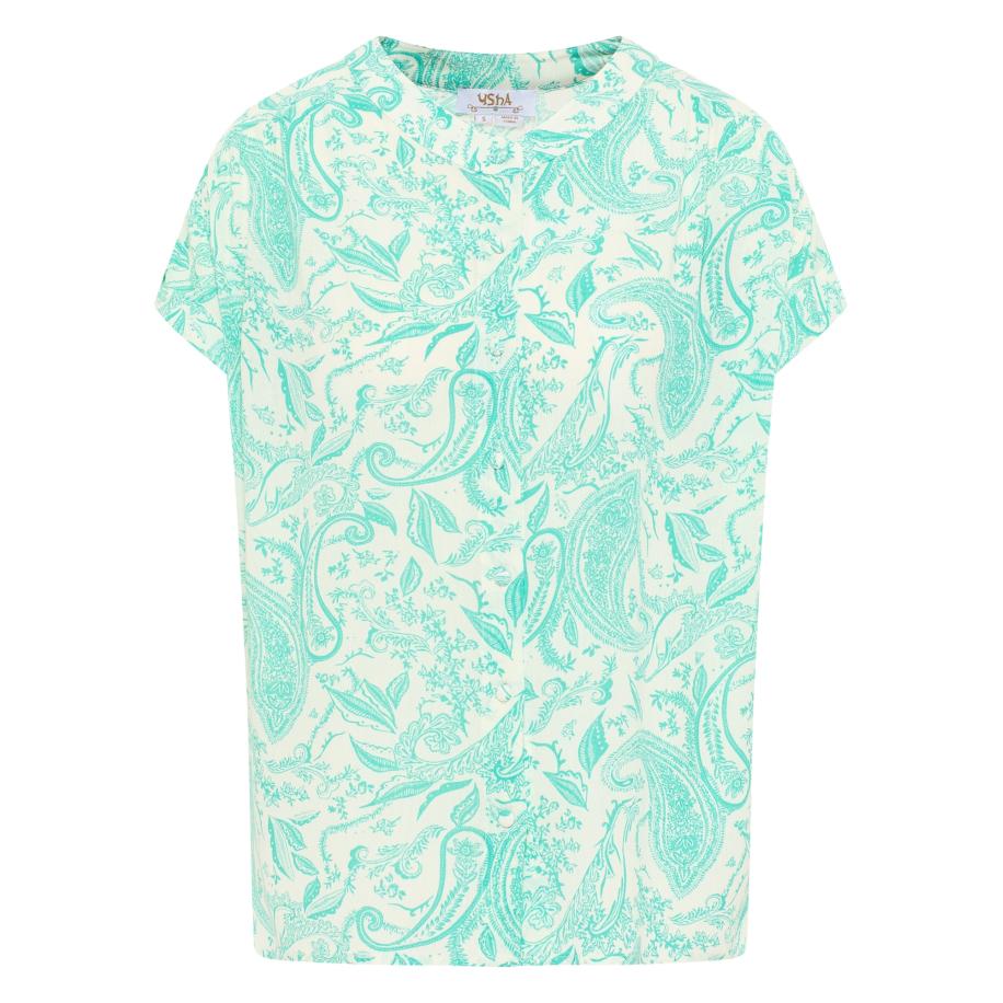Usha usha FESTIVAL Blouse turquoise / wolwit -