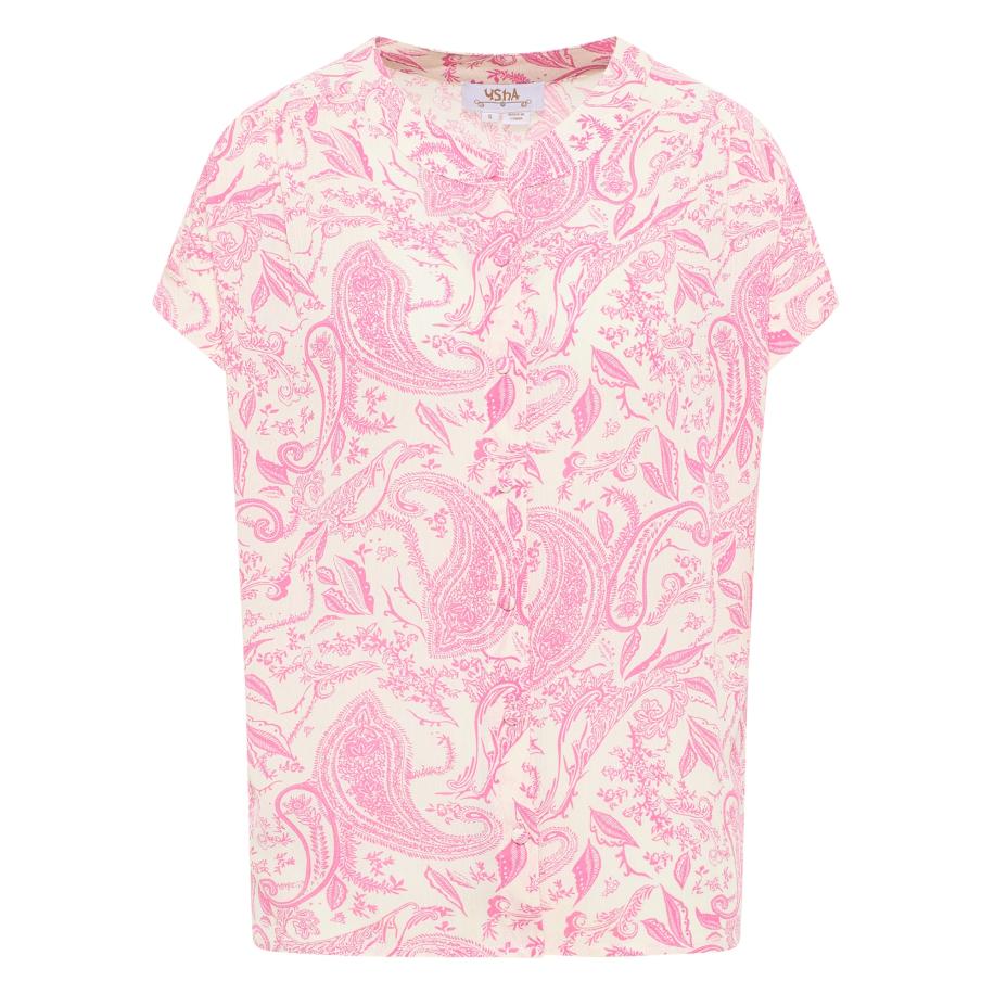 Usha usha FESTIVAL Blouse lichtroze / wolwit -