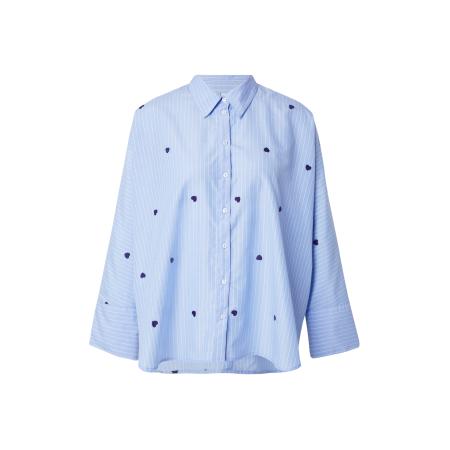 Only ONLY Blouse ONLNEW LINA GRACE marine / lichtblauw / wit