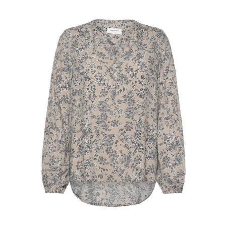 Rosemunde rosemunde Blouse Elif beige / zwart / offwhite