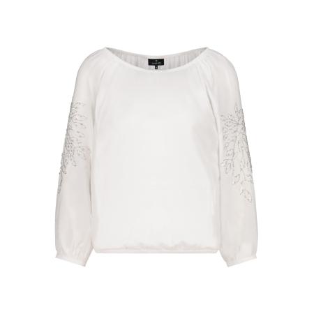 Monari monari Blouse zilver / wit